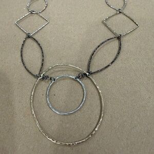 Local Artist Tri-metal Necklace Adjustable